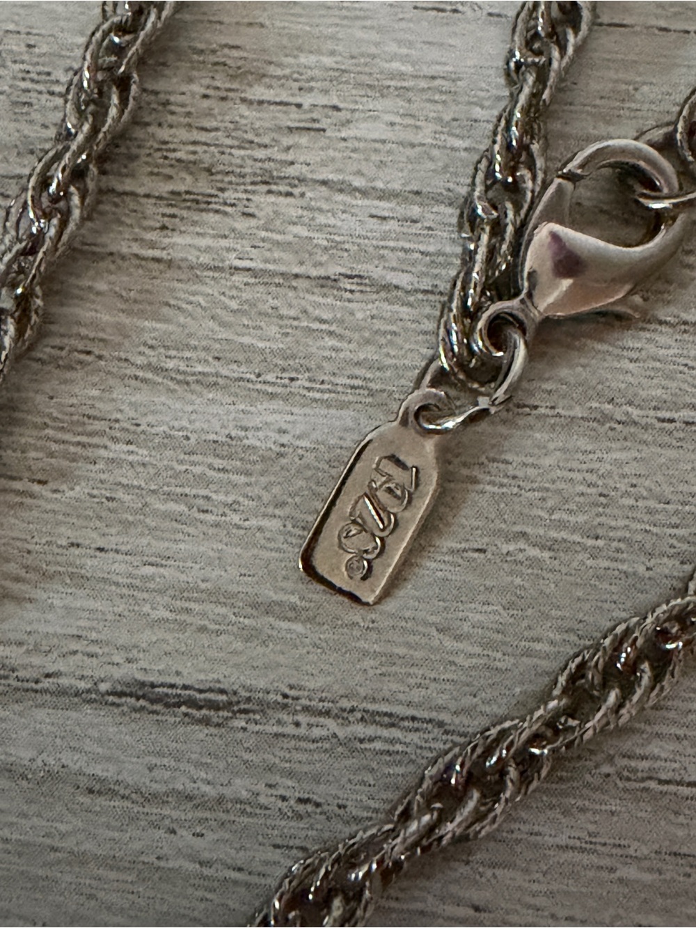 1928 Silver Heart Locket Necklace 26” - Picture 5 of 6